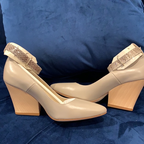NWT Elizabeth and James Emily Sand heels sz 7.5 - Picture 8 of 12